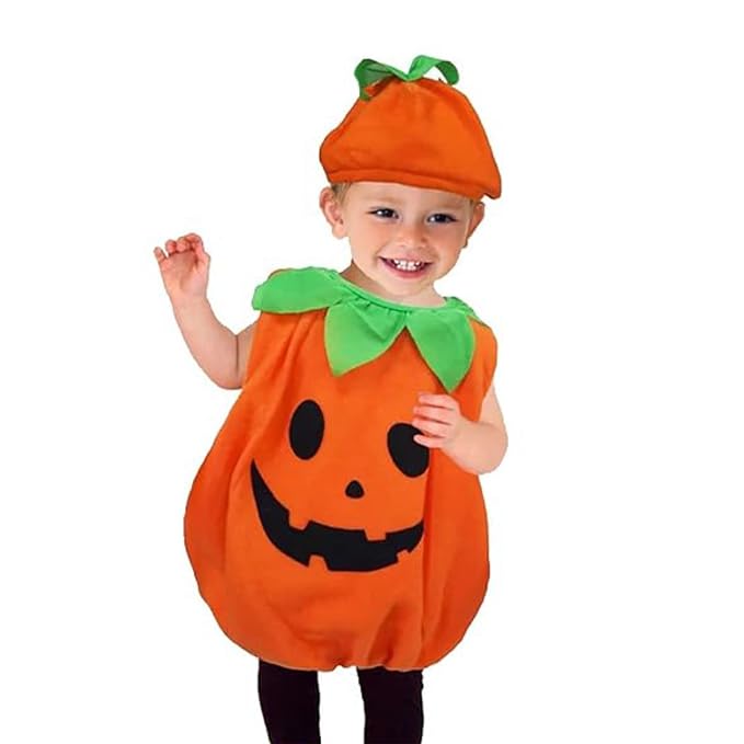 FANY Pumpkin Costume for Kids| Orange Color| 2-8 years kids (2-3 years) (B0BT9MWX7X) Amazon Price History, Amazon Price Tracker