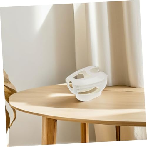 Soporte para palomas HANABASS de plástico grueso y fijo para alimentar 4 uds 6