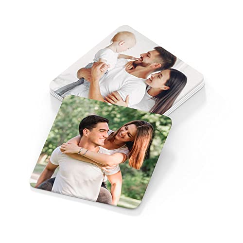 Pack 4 Posavasos Personalizados con Foto y Texto Cuadrados | Decoración | Hogar