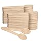 Xbessc 200 Holzlöffel Klein 14cm Einwegbesteck Holz Einweglöffel aus Birkenholz Kaffeelöffel Nachhaltiges Einweg Löffel Biologisch Abbaubar Holzteelöffel für Eis, Kuchen, Gelee, Joghurt