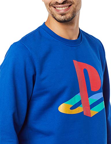 Moletom Casual , Sony Playstation, Unissex, Azul, Pp