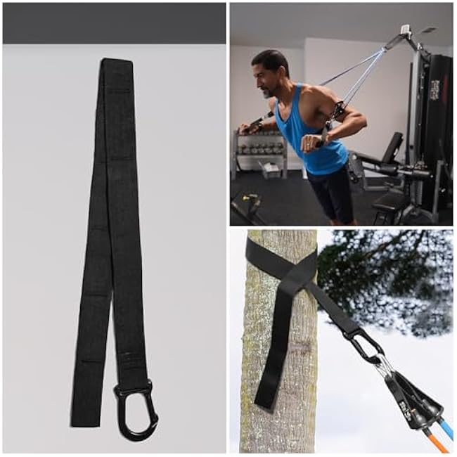 Resistance Bands Set with Separate Outdoor Anchor, KAKICLAY Exercise Bands for Indoor and Ourdoor Use, Versatile Resistance Bands for Men and Women