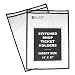 C-Line Stitched Shop Ticket Holders, Both Sides Clear, 11 x 17 Inches, 25 per Box (46117)