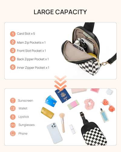 Image of Telena Crossbody Bags for Women Leather Cross Body Sling Bag for Woman Travel