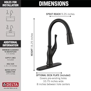 Delta Faucet Ophelia Matte Black Kitchen Faucet Touch, Touch Kitchen Faucets with Pull Down Sprayer, Kitchen Sink Faucet, Kitchen Faucet Black, Touch2O Technology, Matte Black 19888TZ-BL-DST Delta Faucet Ophelia Matte Black Kitchen Faucet Touch Touch Kitchen Faucets with Pull Down Sprayer Kitchen Sink Faucet Kitchen Faucet Black Touch2O Technology Matte Black 19888TZ BL DST