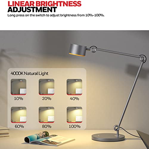 Image of Honeywell 01A Sunturalux LED Desk Lamp with Swing Arm for Desk Craft
