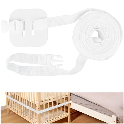 ZSMJAER Gurt für Babybett,8 m Beistellbett Befestigung für Boxspringbetten,Beistellbett Gurt,Babybett Umrandungen,Gurt für Boxspringbetten,Gurt zum Andocken an Erwachsenenbett