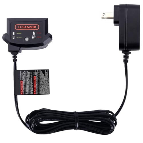 Image of Elefly LCS1620B 20V Lithium Battery Charger Compatible with Black & Decker 20V Lithium Battery LBXR20 LB2X4020 LBXR2020-OPE LBXR2020APB LB2X3020-OPE LB2X4020-OPE