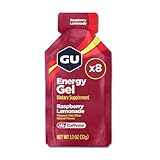 GU Energy Original Sports Nutrition Energy Gel, 8-Count, Vegan, Gluten-Free, Kosher, and Dairy-Free On-The-Go...