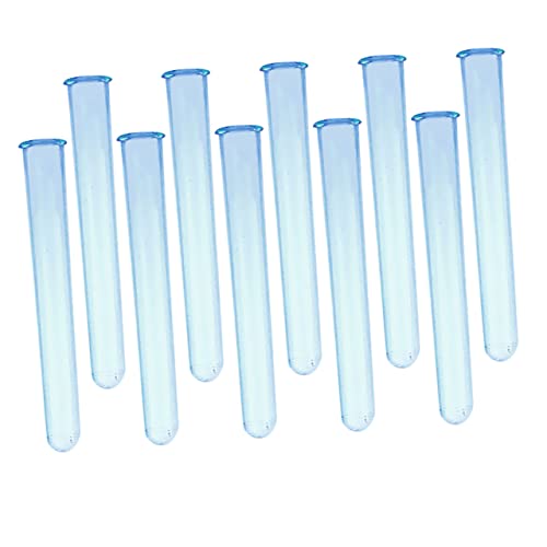 Cabilock 10pcs Test Tube Cup Tubes Simple Jumbo Mixing Mixology Party Margarita Bartender Bartending Kit Stirrer Transparent Drinks Stuff Professional Beakers Test Bottles Plastic
