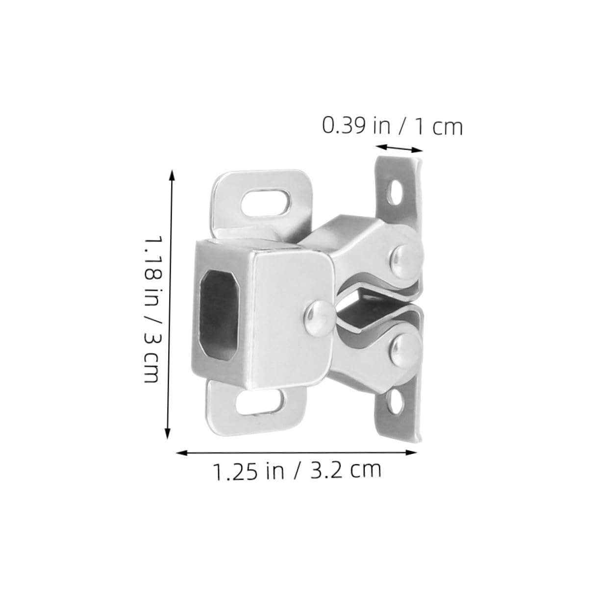 Pestillos De Bola De Metal Para Armarios - Juego De 6 Piezas, Ajustables Y Resistentes A La Oxidación