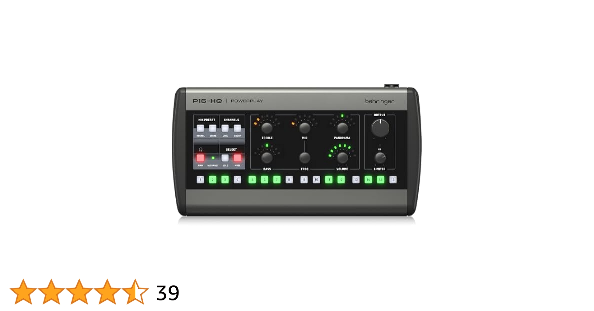 BEHRINGER パーソナルミキサー POWERPLAY P16-M ③ Amazon.com: Behringer P16-HQ POWERPLAY 16-Channel Personal