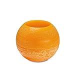 Wachswindlicht Luna Sehr hochwertiges, großes Wachswindlicht Luna  Ø 300mm Sonnengelb  incl. Glaseinsatz  Original von Steinhart