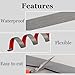 Greymond Floor Transition Strip - Self-Adhesive PVC Trim for Carpet to Flooring, Threshold Gap Cover (4ft x 1.57in, Grey Wood)