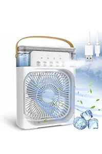 KNTOLIK MiNi CoOlEr FoR RoOm CoOlInG MiNi CoOlEr AiR CoOlEr PoRtAbLe AiR CoNdItIoNeRs FoR HoMe OfFiCe ArTiC CoOlEr 3 In 1 CoNdItIoNeR MiNi CoOlEr HoMe (D) (MULTICOLOUR)