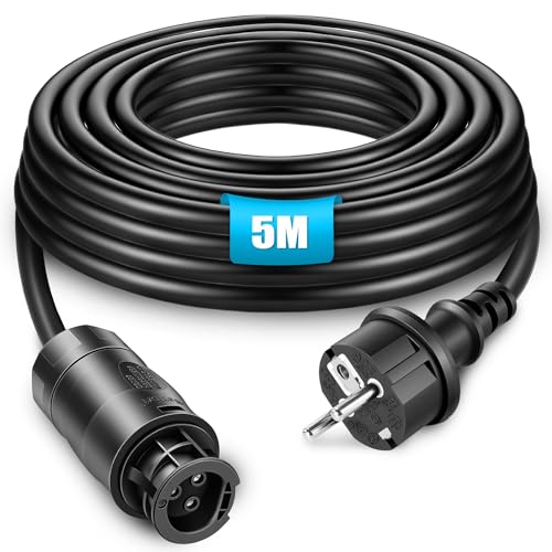 BOSYTRO BC-01 Kabel 5M BC01 Buchse zu Schuko Stecker Anschlusskabel Balkonkraftwerk Anschlusskabel Betteri BC-01 Geeignet für eine Vielzahl von Mikro-Wechselrichtern