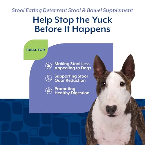 Image of NaturVet - Coprophagia Stool Eating Deterrent Plus Breath Aid | Deters Dogs from Consuming Stool | Enhanced with Breath Freshener, Enzymes & Probiotics | 60 Chewable Tablets (Pack of 2)