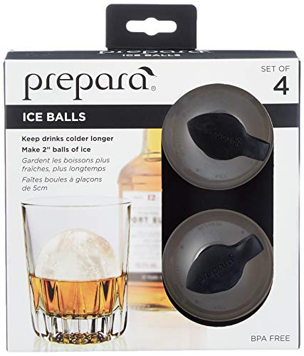 Set de 4 moldes para bolas de hielo de 2 pulgadas miniatura 3