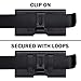 Meilib Belt Case for iPhone 12, 12 Pro, 11 Pro, iPhone Xs, X, 10 Cell Phone Belt Holster Case with Belt Clip, ID Card Holder Carrying Pouch Cover (Fits Apple 12, 12 Pro with Otterbox Commuter Case)