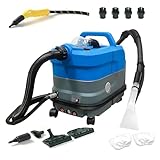 UPLTOE Commercial Steam Cleaner – Heated Carpet Extractor – 2500W Heater, 1200W Suction Motor, 85dB – Spray, Extract & Vacuum in One – 12L Waste Tank – for Cinema, KTV, Home