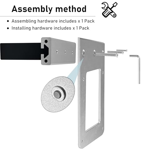 Heurytep MMB-3LS1640 Aluminium Transom Trolling Motor Mount Bracket, Universal Transom Motor Mount For Kayaks/Canoe/Small Boat thumb #5