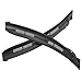 HECASA Wiper Cowl Compatible with 1995-2003 Mercedes-Benz E-Class W210 Replacement for 2108310958 2108311058 Windshield Wiper Cowl Screen Cover Black Plastic & Rubber Pair