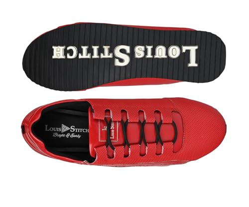 Image of LOUIS STITCH Men's Casual Sneaker | Elastic auto Adjustable Laces Sneakers for Men | Sneakers Shoes | Comfortable and Lightweight | LSPSNK SS