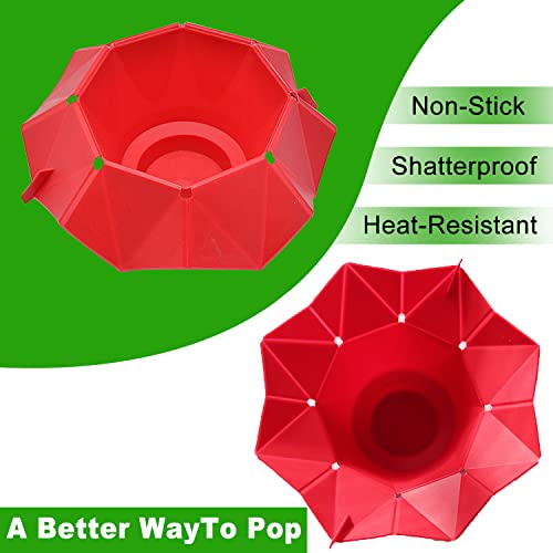 Silicone Microwave Popcorn Popper Silicone Popcorn Maker, Collapsible Bowl Bpa Free & Dishwasher Safe #TOP5