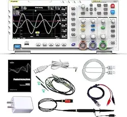 Fnirsi Oscilloscope Fnirsi-1014D Desktop Oscilloscope 100MHZ*2 1GS/s 2 in 1 Dual Channel Digital Oscilloscope 10MHZ Signal Generator