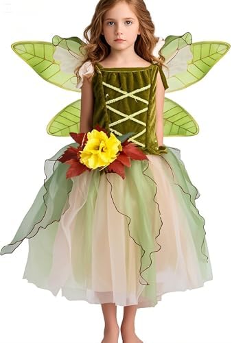 Petitebella Olive Green Fairy Dress 1-10y (4-6 Year) : Buy Online at Best  Price in KSA - Souq is now Amazon.sa: Fashion