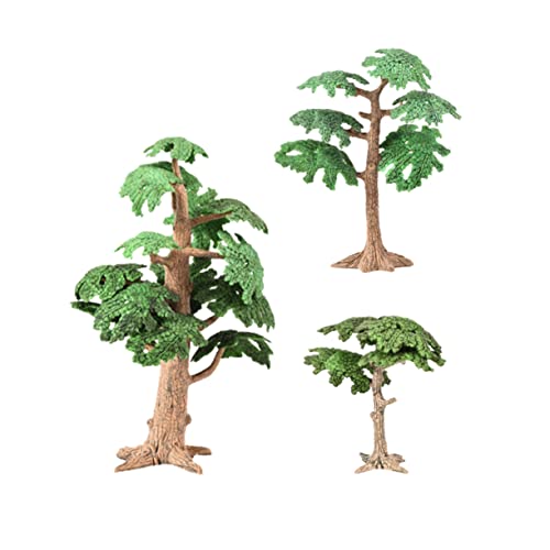 Diorama forestier miniature : créez un paysage réaliste avec 9 figurines de cyprès ZXQUEGF