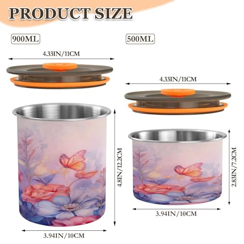 Envase hermético para café acero inoxidable 500ml miniatura 2