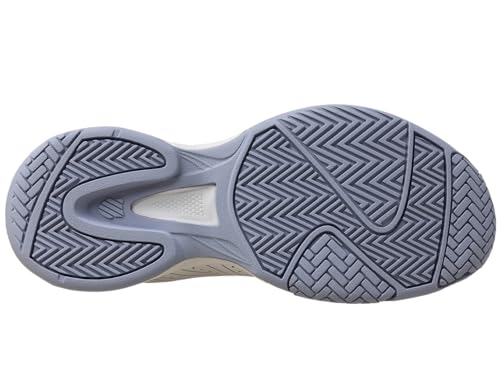 K-Swiss Tênis feminino Court Express Pickleball, Branco/mesclado/pêssego Fuzz, 37