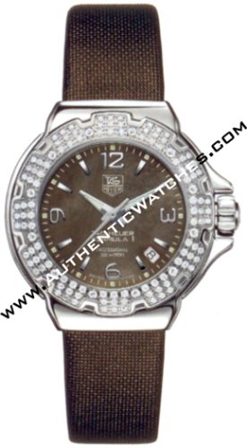 TAG Heuer Women's Formula 1 Diamond Accented Fabric Strap Watch #WAC1217.BC0846 : Tag Heuer 