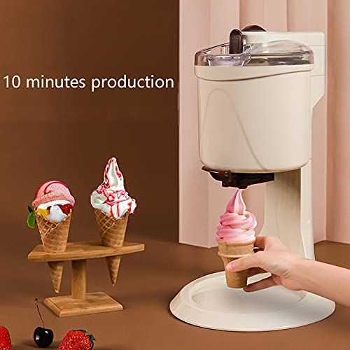 BAHAOMI Softeismaschine, Home 1L DIY Küche Automatische Mini-Frucht Softeismaschine, Gesunde, Einfache One-Push… – Bild 4