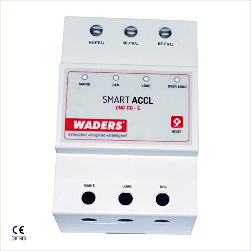 Image of Fast Change Over Switch for UPS & Solar Inverters, with Current Limit ACCL (EB - 20A, UPS - 10A)