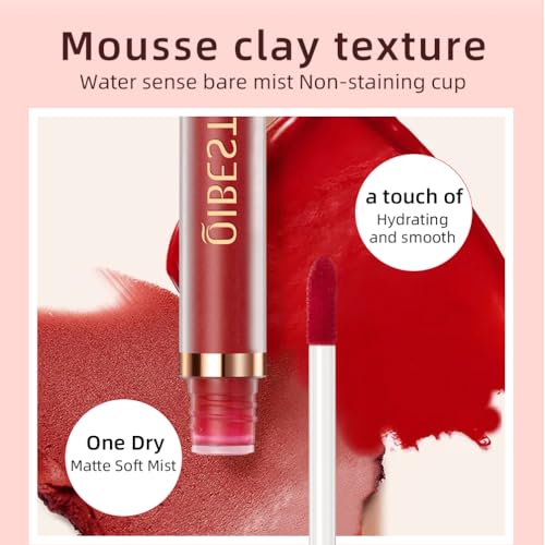 BestLand 12Pcs Matte Lipstick Lip Makeup Kit, Velvety Liquid Lipstick Waterproof Long Lasting Durable Nude Zodiac Signs Lip Gloss Beauty Cosmetics Gift Box Makeup Set Kit (12 Piece Set)