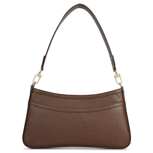 Image of Da Milano Leather Shoulder Bag for Women (00749OL)