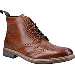 Hush Puppies Joshua Brogue Mens Boots, Tan, 9 UK