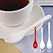 AceElite Espresso Spoons 8 Pieces, Ceramic Coffee Spoons Set, White Small Spoons for Coffee, Tea, Yogurt, Sauce and Desserts, Ice Cream, Teaspoons Dishwasher Safe, 4.7 inch