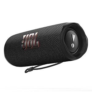 JBL Flip 6 – Portable Bluetooth Speaker, powerful sound and deep bass, IPX7 waterproof, 12 hours of playtime, JBL PartyBoost for multiple speaker pairing for home, outdoor and travel (Black)