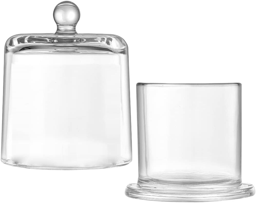 Cabilock Butter Keeper Glass Butter Dish with Lid Butter