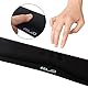 ELZO 2-Set Mauspad mit Handauflage, Gelkissen Mousepad und Ergonomische Memory Foam Tastatur Handgelenkauflage Set, Wasserdicht Wrist Rest für Computer und Laptop, Schwarz
