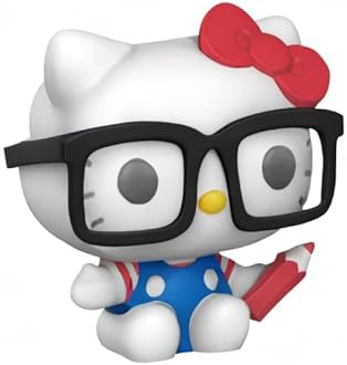 Funko Pop! Sanrio: Hello Kitty - HK Nerd - Collectable Vinyl Figure - Gift Idea - Official Merchandise - Toys for Kids & Adults - Anime Fans - Model Figure for Collectors and Display