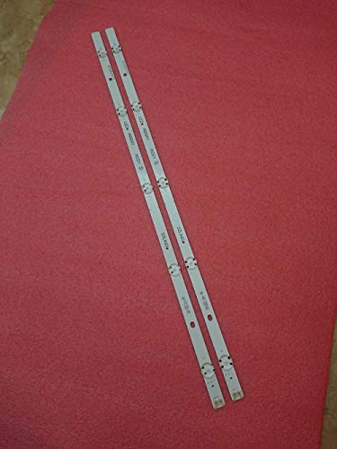 Miwaimao New Kit 2 PCS 5LED 615mm LED Backlight Strip for LG 32LK6100PLB HC320DUN-ABUL1-A14X 32LK61 SSC_32LK61_BOE(FHD)_5LED_171020