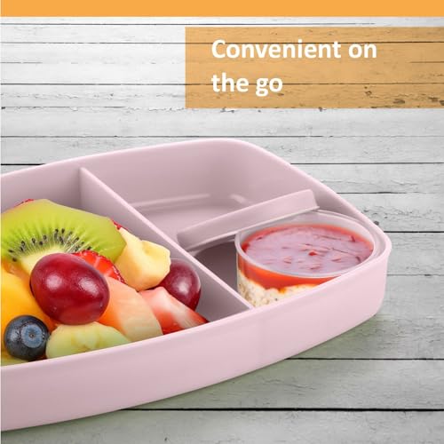 Image of Signoraware Nano BPA Free Plastic Containers Set (40mlx4 | Set of 4 | Pink)