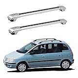 LKJSBSHLH 2 Piezas Coche Baca para Hyundai Matrix 5 Door MPV 2001-2021, Aluminio Barras Techo Portaequipajes Transversales Anti-Robo Transporte Rieles Viaje Accesorios