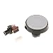 Produktbild Homyl 60mm Arcade Button mit LED, rund Arcade Taster Beleuchtet, DC 12V - Weiß