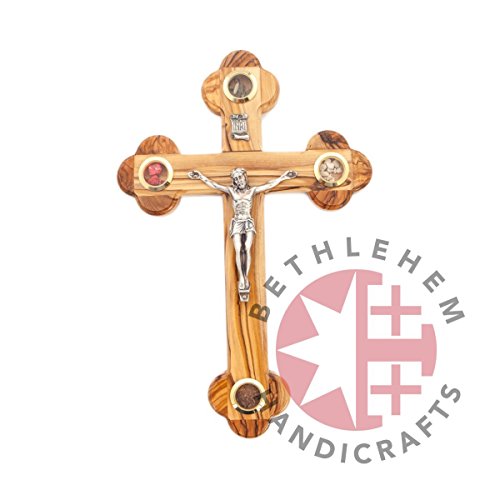 Bethlehem Handicrafts 11" Olive Wood Cross