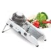 Produktbild Basuwell Manuelle Mandoline, Waffel Julienne Scheiben Gemüsehobel,Gemüseschneider mit Verstellbarem Edelstahlmesser